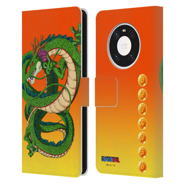 Dragon Ball Characters Shenron Leather Book Wallet Case Cover For Huawei Mate 40 Pro 5G