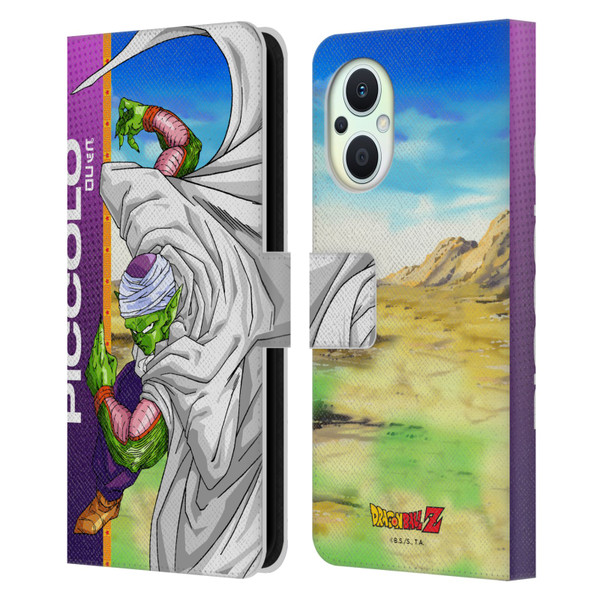 Dragon Ball Z Saiyan Arc Characters Piccolo Leather Book Wallet Case Cover For OPPO Reno8 Lite