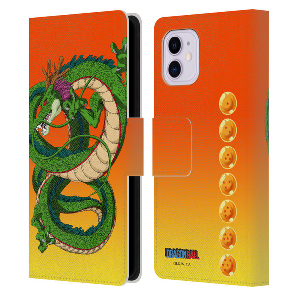 Dragon Ball Characters Shenron Leather Book Wallet Case Cover For Apple iPhone 11