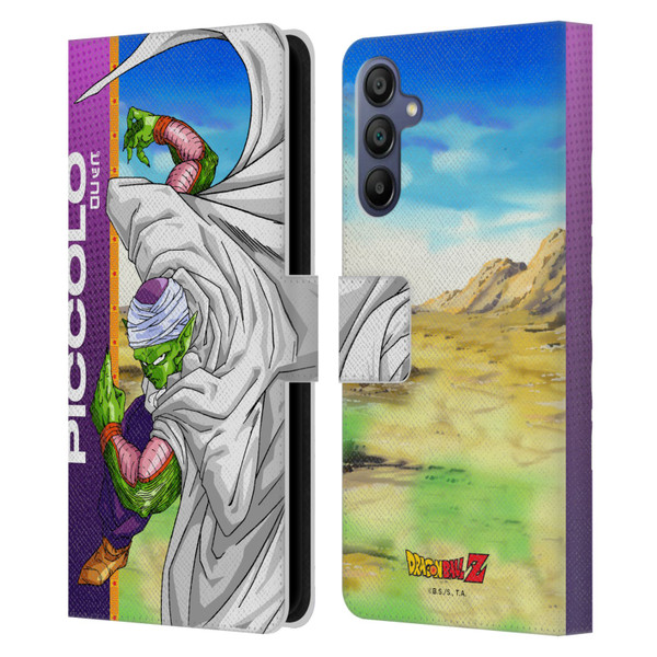 Dragon Ball Z Saiyan Arc Characters Piccolo Leather Book Wallet Case Cover For Samsung Galaxy A15