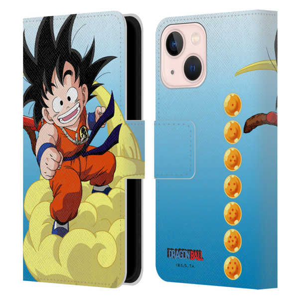 Dragon Ball Characters Goku Leather Book Wallet Case Cover For Apple iPhone 13 Mini