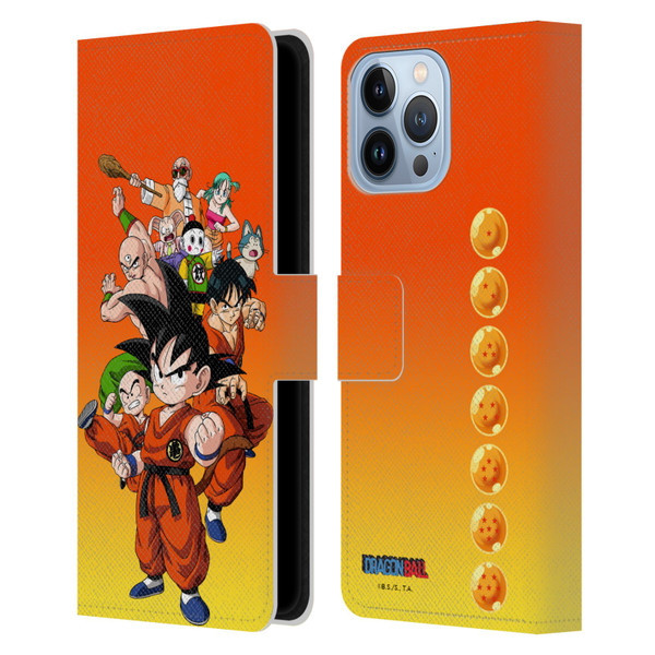 Dragon Ball Characters Group Leather Book Wallet Case Cover For Apple iPhone 13 Pro Max