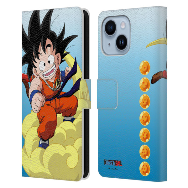 Dragon Ball Characters Goku Leather Book Wallet Case Cover For Apple iPhone 14 Plus