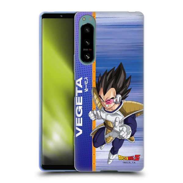 Dragon Ball Z Saiyan Arc Characters Vegeta Soft Gel Case for Sony Xperia 5 IV