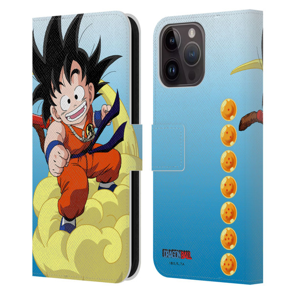 Dragon Ball Characters Goku Leather Book Wallet Case Cover For Apple iPhone 15 Pro Max