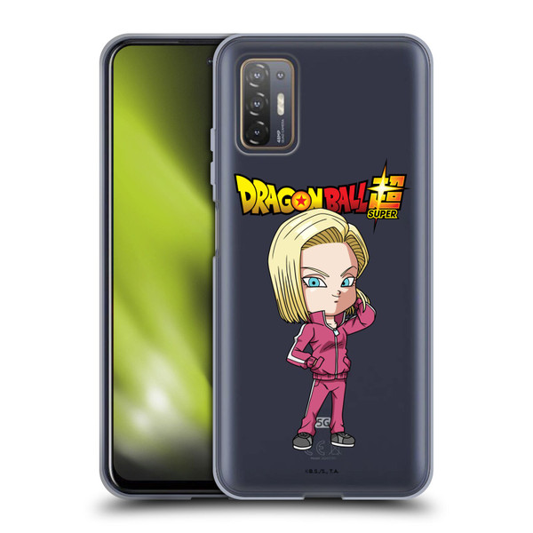 Dragon Ball Super Characters Android 18 Soft Gel Case for HTC Desire 21 Pro 5G