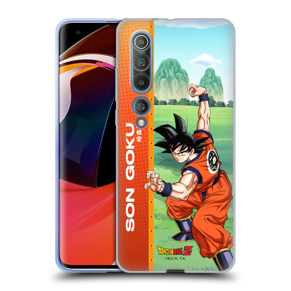 Dragon Ball Z Saiyan Arc Characters Son Goku Soft Gel Case for Xiaomi Mi 10 5G / Mi 10 Pro 5G