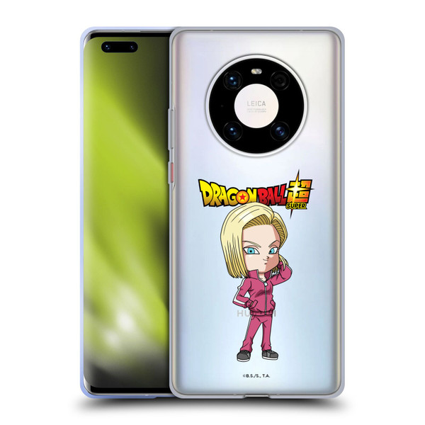 Dragon Ball Super Characters Android 18 Soft Gel Case for Huawei Mate 40 Pro 5G