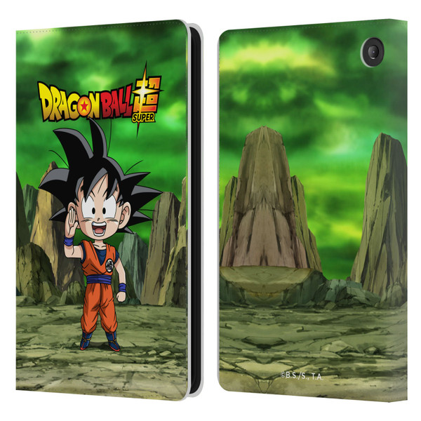 Dragon Ball Super Characters Goku Leather Book Wallet Case Cover For Amazon Fire 7 2022
