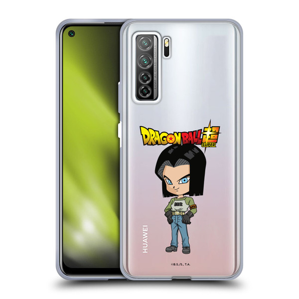 Dragon Ball Super Characters Android 17 Soft Gel Case for Huawei Nova 7 SE/P40 Lite 5G