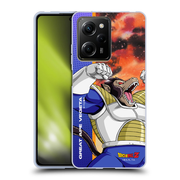 Dragon Ball Z Saiyan Arc Characters Great Ape Vegeta Soft Gel Case for Xiaomi Redmi Note 12 Pro 5G