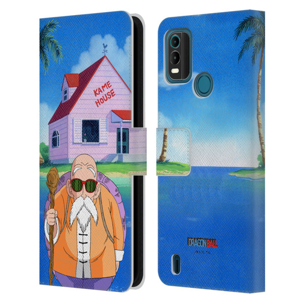 Dragon Ball Characters Master Roshi Leather Book Wallet Case Cover For Nokia G11 Plus