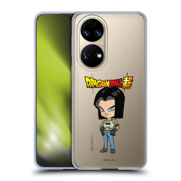 Dragon Ball Super Characters Android 17 Soft Gel Case for Huawei P50