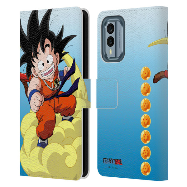 Dragon Ball Characters Goku Leather Book Wallet Case Cover For Nokia X30