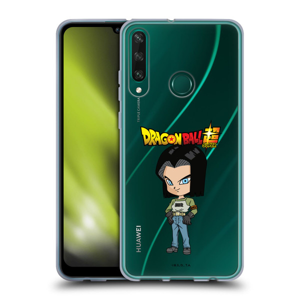 Dragon Ball Super Characters Android 17 Soft Gel Case for Huawei Y6p