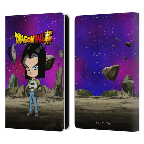 Dragon Ball Super Characters Android 17 Leather Book Wallet Case Cover For Amazon Kindle Paperwhite 5 (2021)
