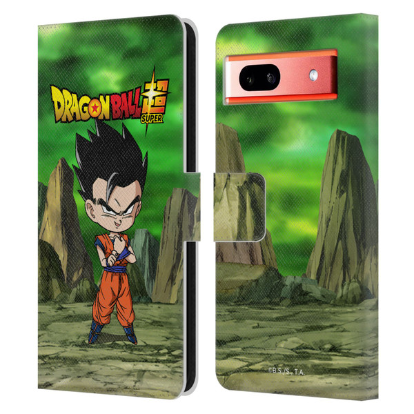 Dragon Ball Super Characters Ultimate Gohan Leather Book Wallet Case Cover For Google Pixel 7a
