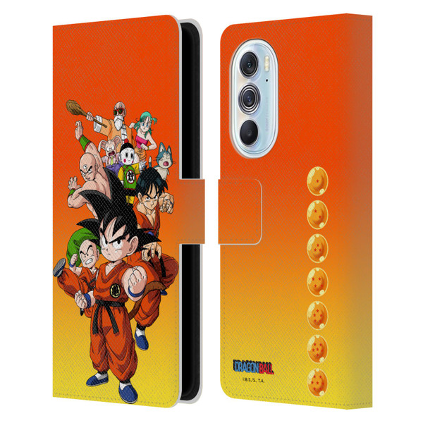 Dragon Ball Characters Group Leather Book Wallet Case Cover For Motorola Edge X30