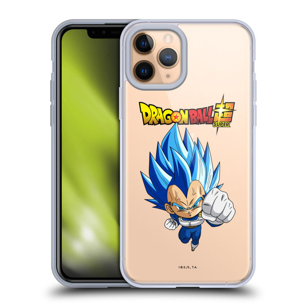 Dragon Ball Super Characters SSGSS Evolved Vegeta Soft Gel Case for Apple iPhone 11 Pro
