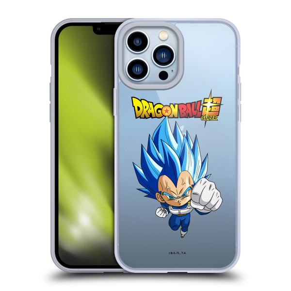 Dragon Ball Super Characters SSGSS Evolved Vegeta Soft Gel Case for Apple iPhone 13 Pro Max