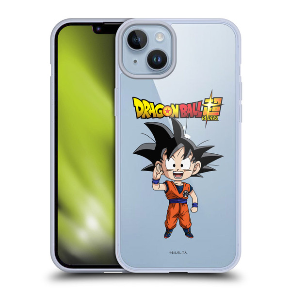 Dragon Ball Super Characters Goku Soft Gel Case for Apple iPhone 14 Plus & MagSafe