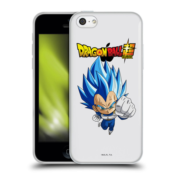 Dragon Ball Super Characters SSGSS Evolved Vegeta Soft Gel Case for Apple iPhone 5c