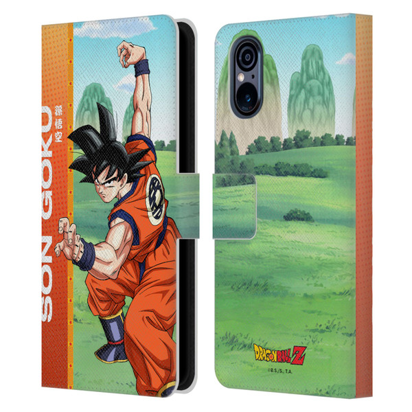 Dragon Ball Z Saiyan Arc Characters Son Goku Leather Book Wallet Case Cover For Sony Xperia 5 V 5G