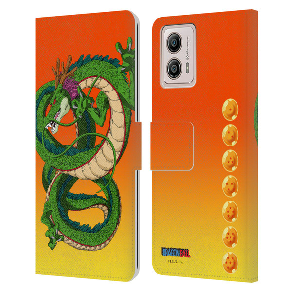 Dragon Ball Characters Shenron Leather Book Wallet Case Cover For Motorola Moto G53 5G