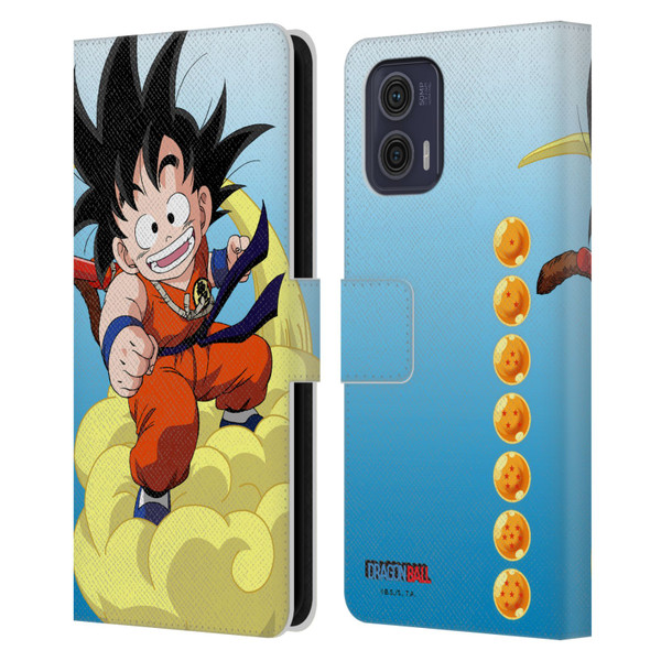 Dragon Ball Characters Goku Leather Book Wallet Case Cover For Motorola Moto G73 5G