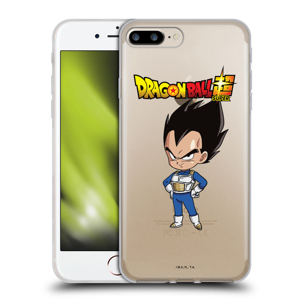 Dragon Ball Super Characters Vegeta Soft Gel Case for Apple iPhone 7 Plus / iPhone 8 Plus