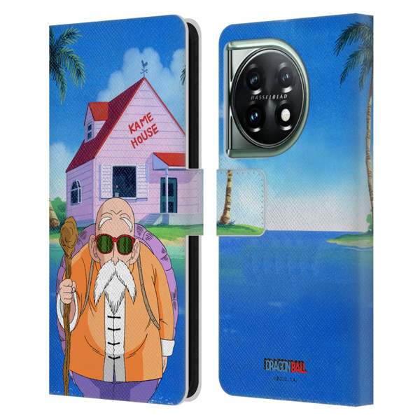 Dragon Ball Characters Master Roshi Leather Book Wallet Case Cover For OnePlus 11 5G