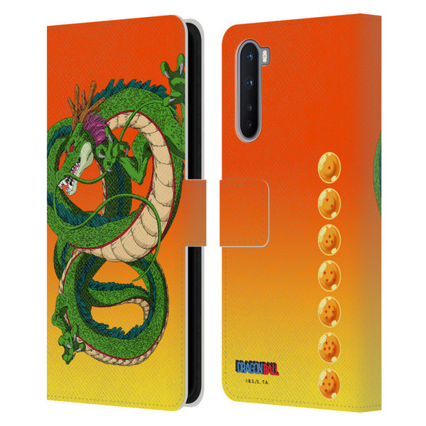 Dragon Ball Characters Shenron Leather Book Wallet Case Cover For OnePlus Nord 5G