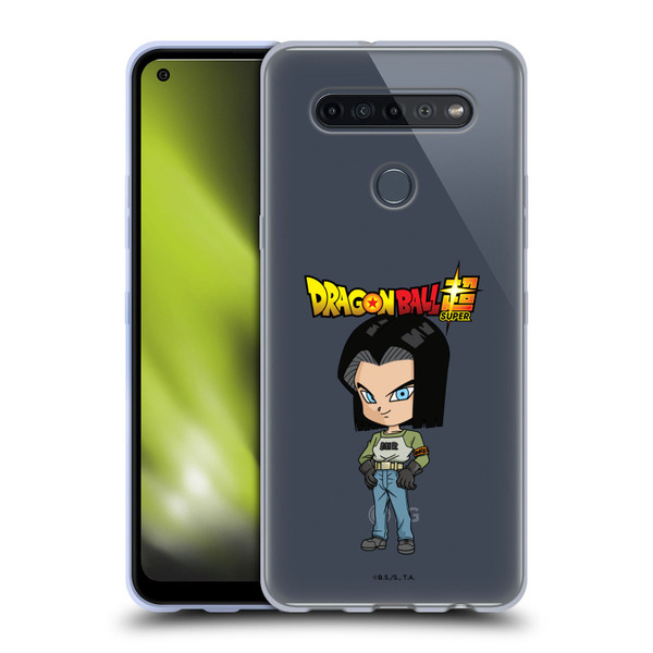Dragon Ball Super Characters Android 17 Soft Gel Case for LG K51S