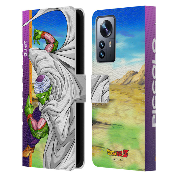 Dragon Ball Z Saiyan Arc Characters Piccolo Leather Book Wallet Case Cover For Xiaomi 12 Pro