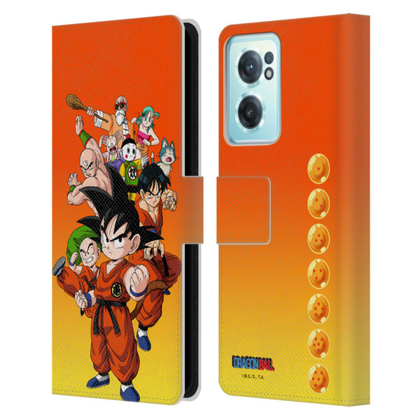 Dragon Ball Characters Group Leather Book Wallet Case Cover For OnePlus Nord CE 2 5G