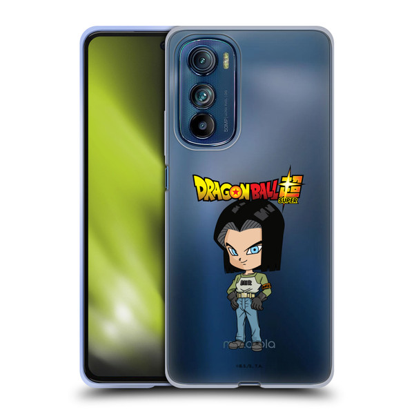 Dragon Ball Super Characters Android 17 Soft Gel Case for Motorola Edge 30