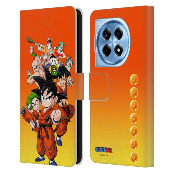Dragon Ball Characters Group Leather Book Wallet Case Cover For OnePlus 12R