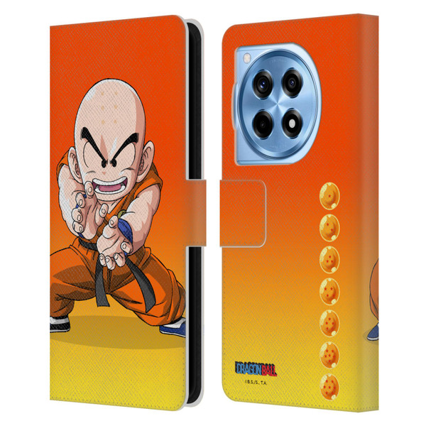 Dragon Ball Characters Krillin Leather Book Wallet Case Cover For OnePlus 12R