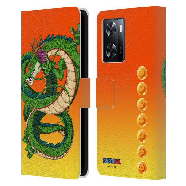 Dragon Ball Characters Shenron Leather Book Wallet Case Cover For OPPO A57s