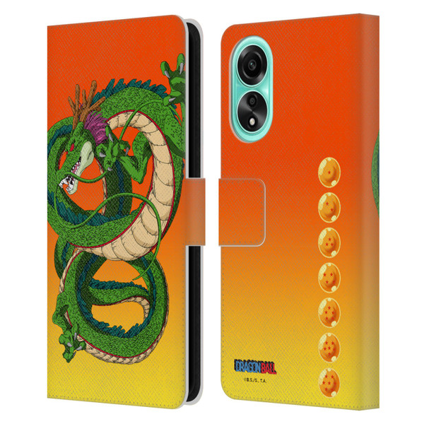 Dragon Ball Characters Shenron Leather Book Wallet Case Cover For OPPO A78 4G