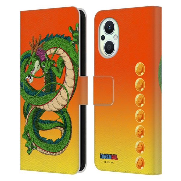 Dragon Ball Characters Shenron Leather Book Wallet Case Cover For OPPO Reno8 Lite