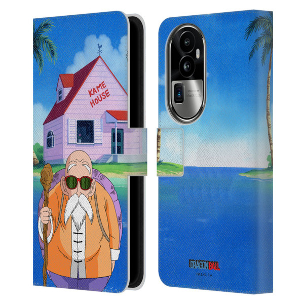 Dragon Ball Characters Master Roshi Leather Book Wallet Case Cover For OPPO Reno10 Pro+