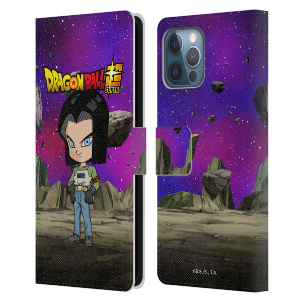Dragon Ball Super Characters Android 17 Leather Book Wallet Case Cover For Apple iPhone 12 Pro Max
