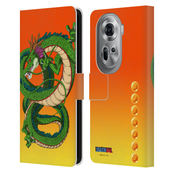 Dragon Ball Characters Shenron Leather Book Wallet Case Cover For OPPO Reno11 Pro