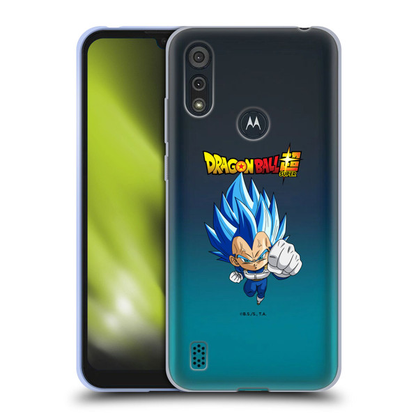 Dragon Ball Super Characters SSGSS Evolved Vegeta Soft Gel Case for Motorola Moto E6s (2020)