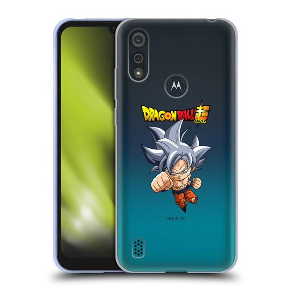 Dragon Ball Super Characters Ultra Instinct Goku Soft Gel Case for Motorola Moto E6s (2020)