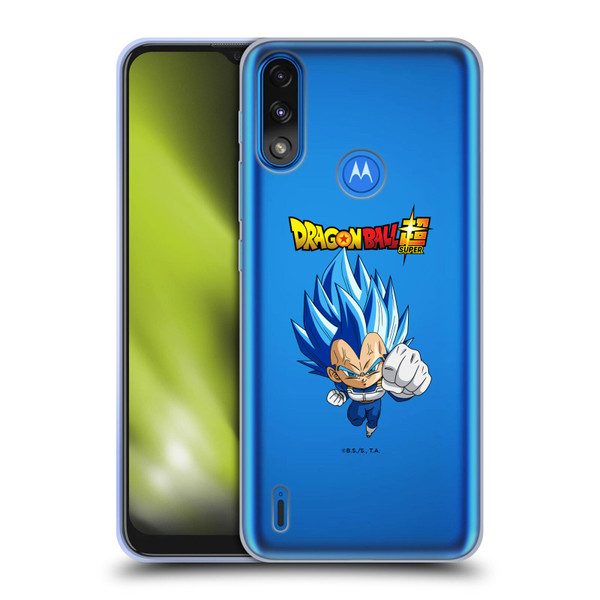 Dragon Ball Super Characters SSGSS Evolved Vegeta Soft Gel Case for Motorola Moto E7 Power / Moto E7i Power