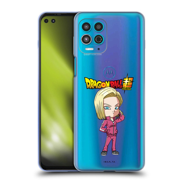 Dragon Ball Super Characters Android 18 Soft Gel Case for Motorola Moto G100