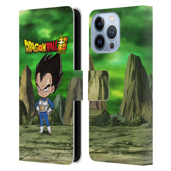 Dragon Ball Super Characters Vegeta Leather Book Wallet Case Cover For Apple iPhone 13 Pro
