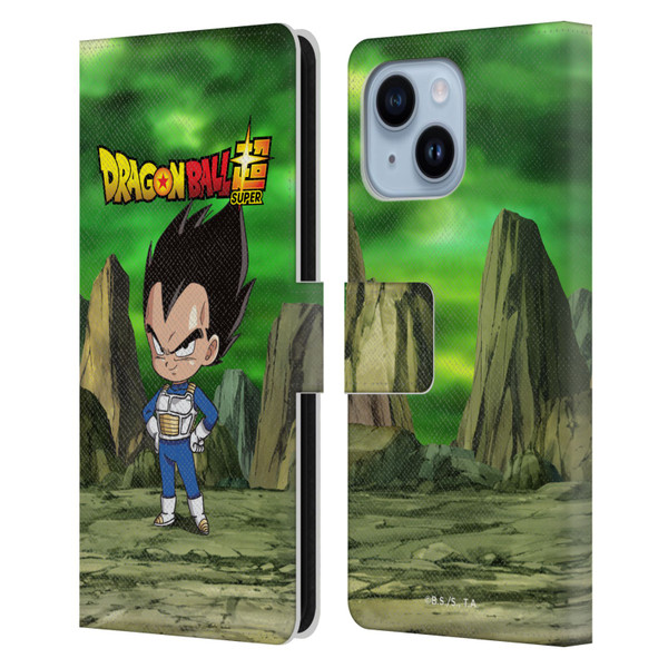 Dragon Ball Super Characters Vegeta Leather Book Wallet Case Cover For Apple iPhone 14 Plus